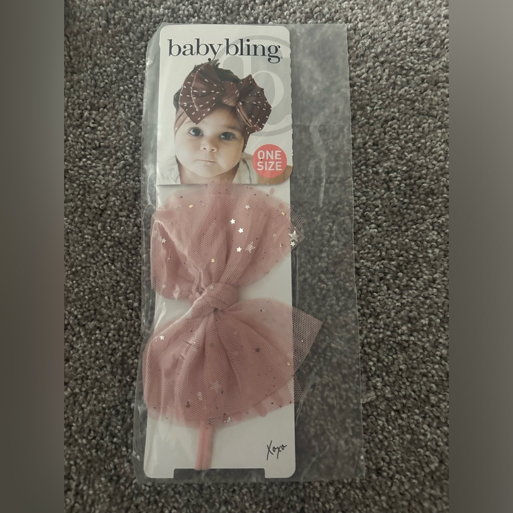 Baby Bling Tulle star bow